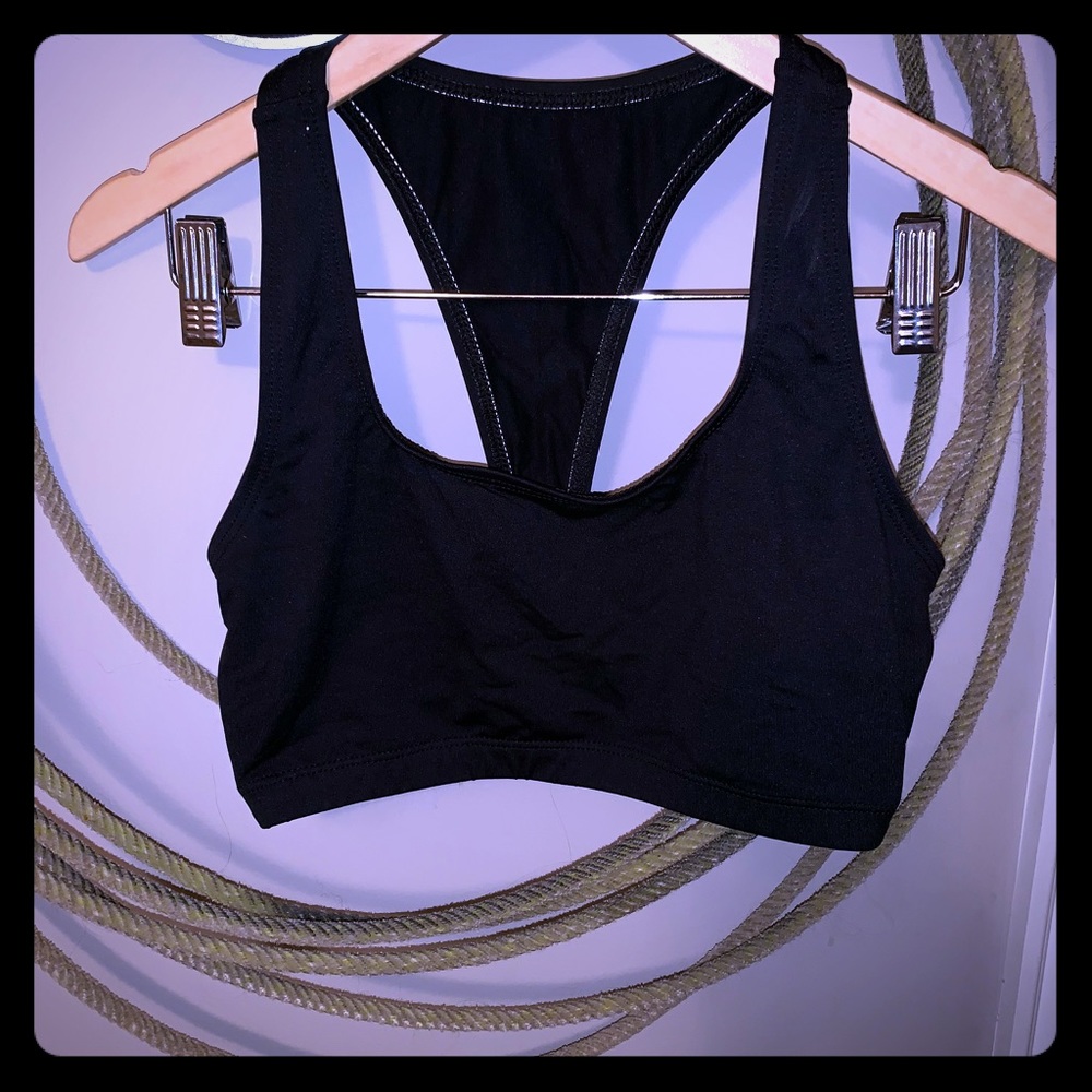 Black Sports Bra